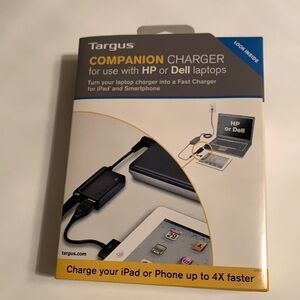 Targus Companion Charger for use with HP or Dell laptops